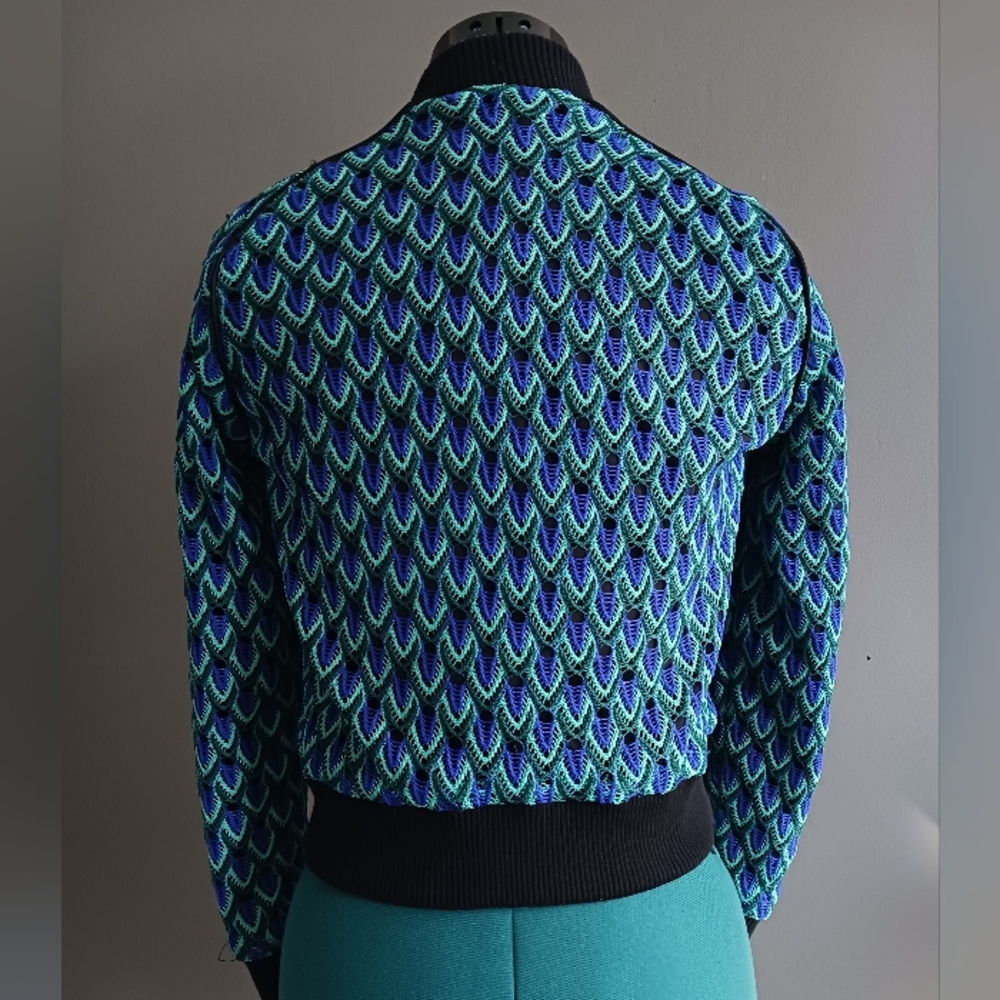 NWT Maje Mira Bomber Jacket Size Size 1 - Picture 4 of 8